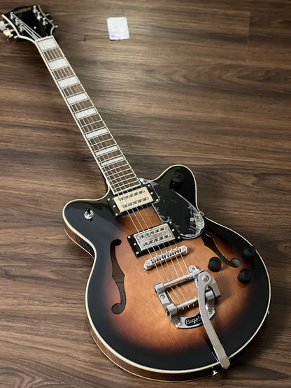 Gretsch G2655T Streamliner Centre Block Jr Double-Cut with Bigsby in Brownstone Maple