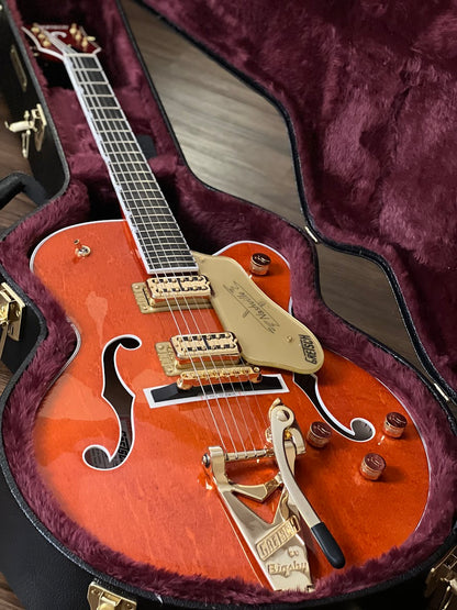 Gretsch G6120TG Players Edition Nashville Hollowbody with Bigsby in Orange Stain