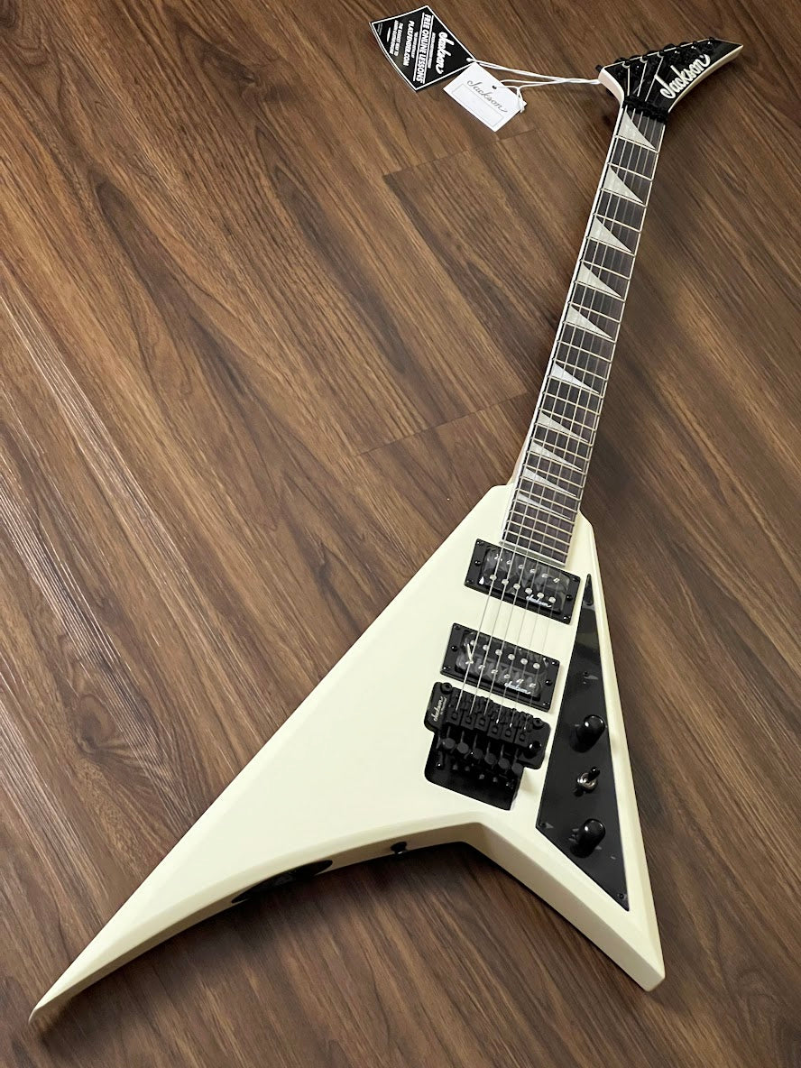 Jackson Rhoads JS32 with Amaranth FB in Ivory