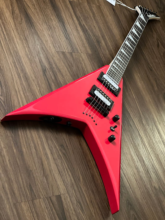 Jackson JS Series King V JS32T in Ferrari Red