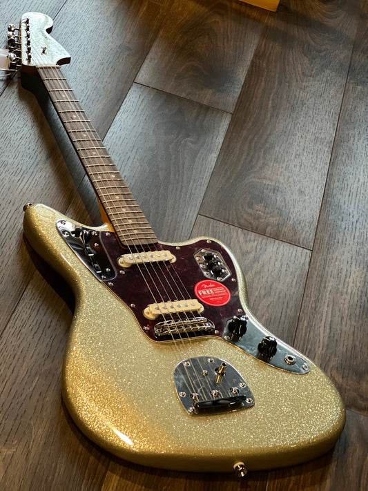Squier FSR Classic Vibe 60s Jaguar in Silver Sparkle
