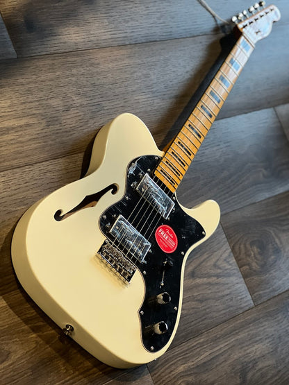 Squier FSR Classic Vibe 70s Telecaster Thinline in Olympic White