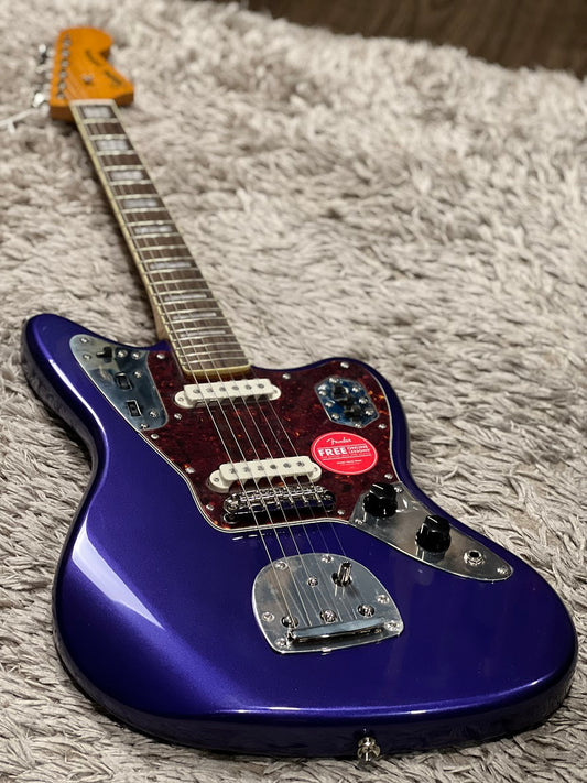 Squier FSR Classic Vibe 70s Jaguar with Laurel FB in Purple Metallic