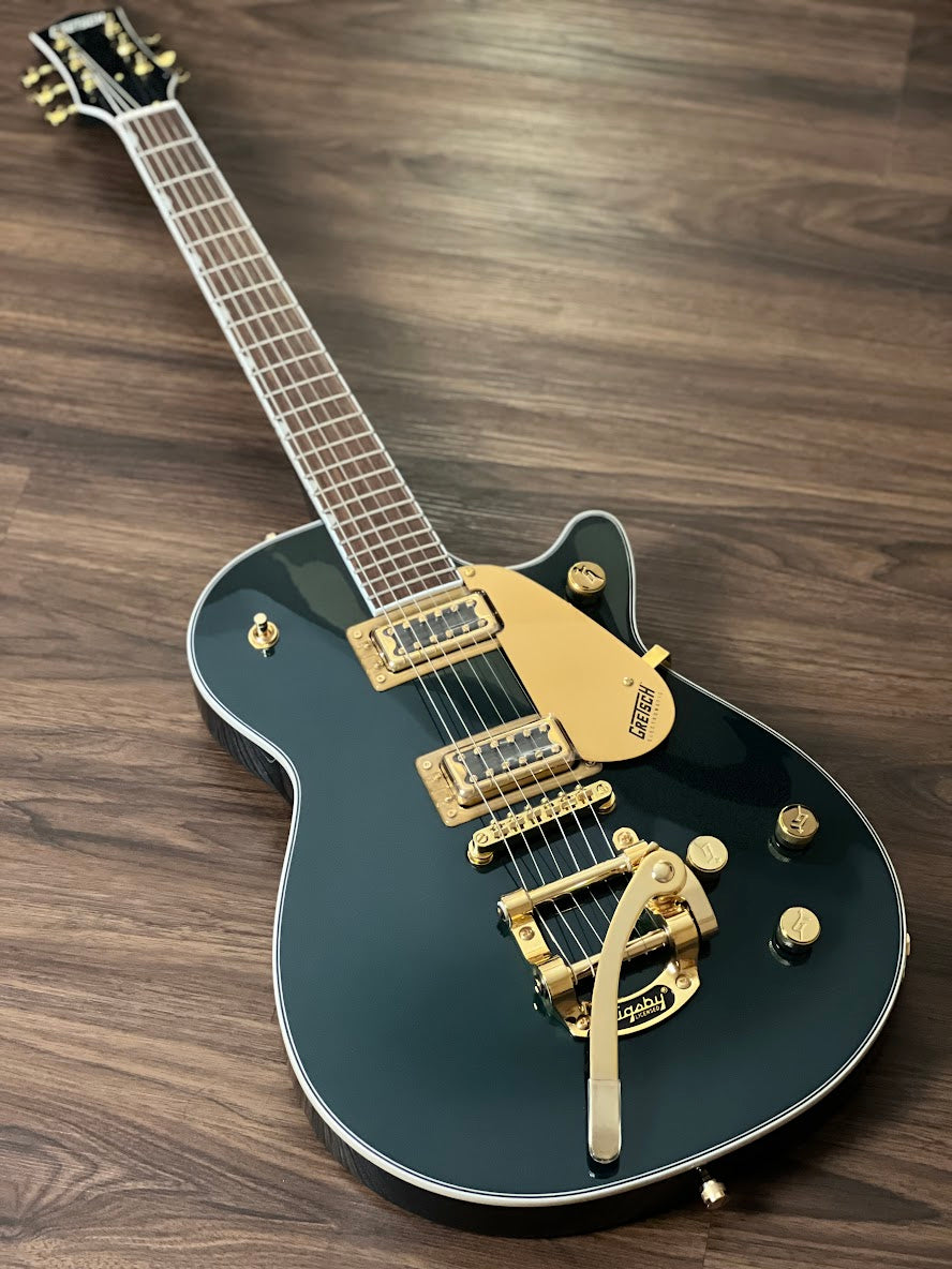 Gretsch FSR G5230TG Electromatic Jet FT Single-Cut with Bigsby and Gold Hardware in Cadillac Green