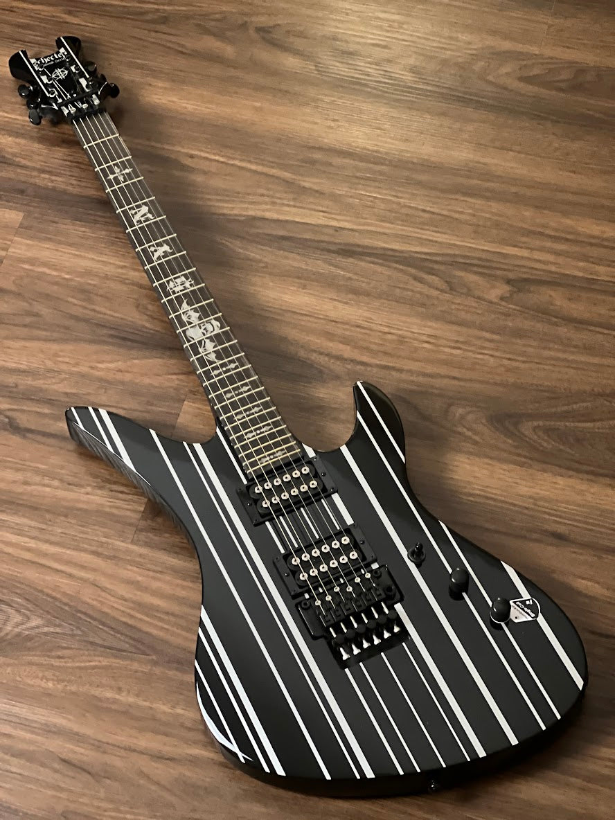 Schecter Synyster Gates Standard in Black with White Pinstripes