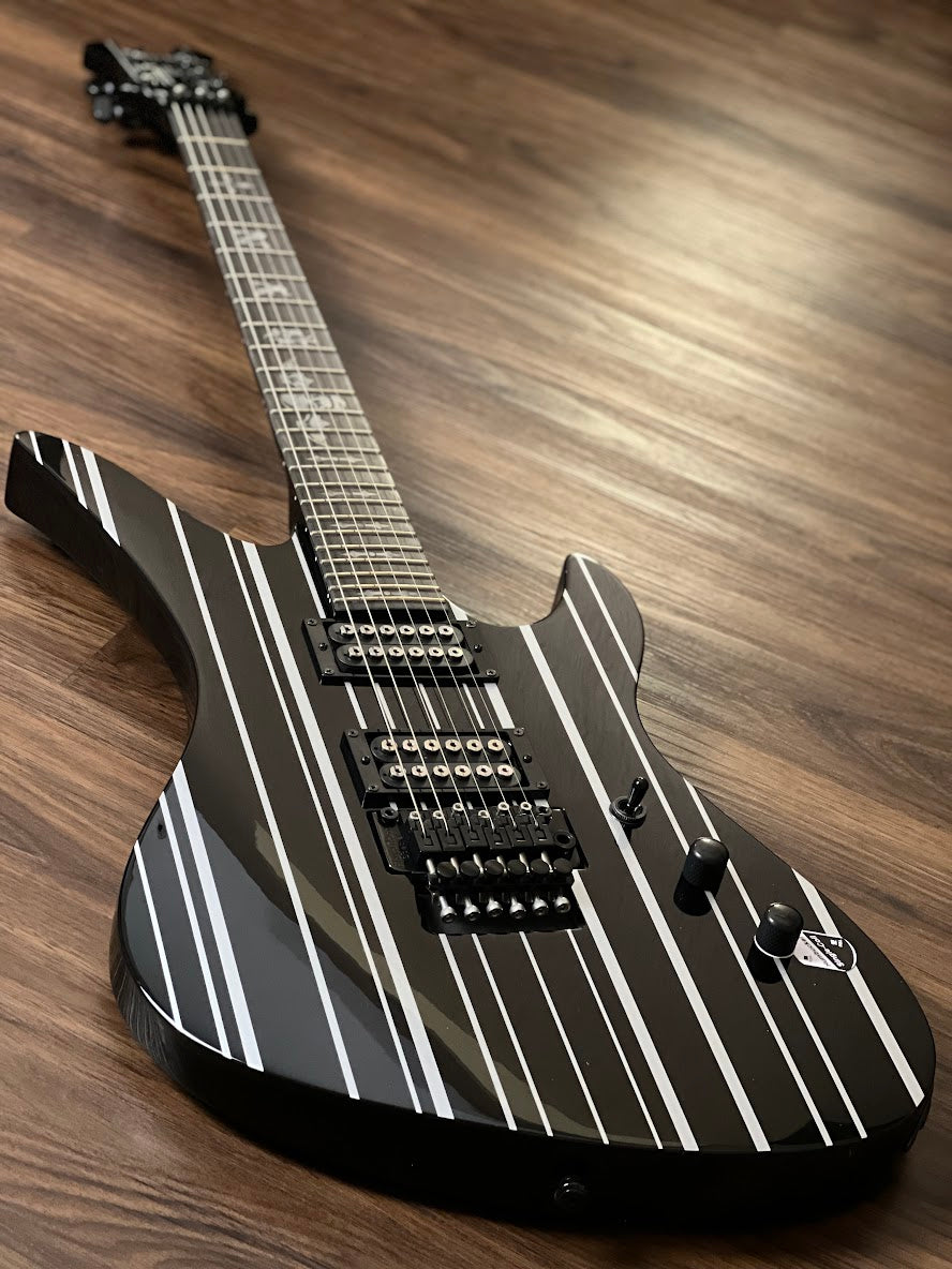 Schecter Synyster Gates Standard in Black with White Pinstripes