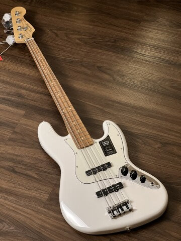 Fender Player Series Jazz Bass พร้อม Pau Ferro FB สี Polar White