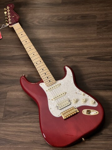 Fender Tash Sultana Stratocaster With Maple FB In Transparent Cherry