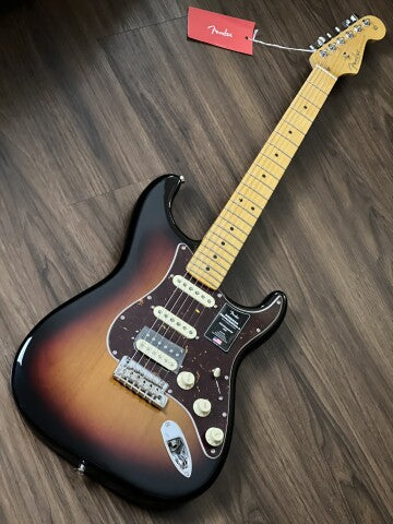 Fender American Professional II HSS Stratocaster With Maple FB In 3-Tone Sunburst