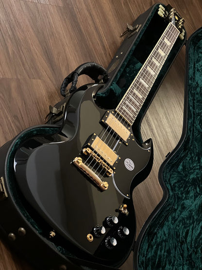 Tokai SG-215 GH BB Premium Series Japan in Black Beauty with Gold Hardware