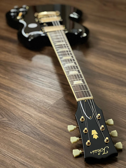 Tokai SG-215 GH BB Premium Series Japan in Black Beauty with Gold Hardware