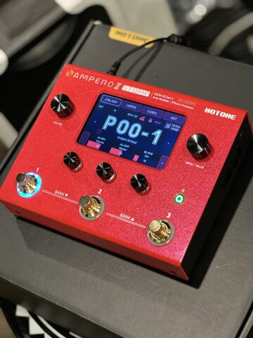 Hotone 10th Anniversary MP-300 Ampero II Stomp Multieffects Pedal In Red