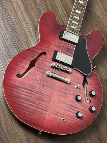 Epiphone ES-335 Figured Semi-Hollowbody สี PRB (Raspberry Burst)