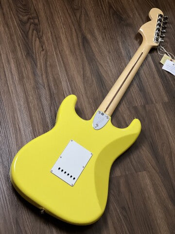 Fender Japan Limited International Color Stratocaster with Maple FB In Monaco Yellow