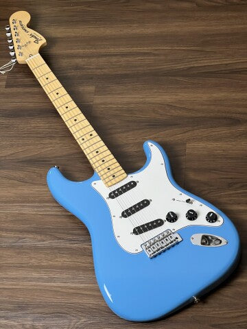 Fender Japan Limited International Color Stratocaster with Maple FB in Maui Blue