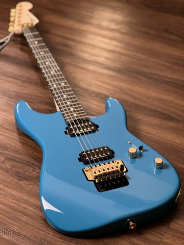 Charvel Pro-Mod San Dimas Style 1 HH FR with Ebony in Miami Blue