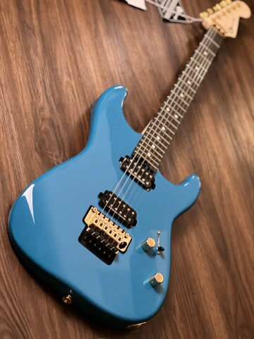 Charvel Pro-Mod San Dimas Style 1 HH FR with Ebony in Miami Blue