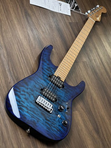 Charvel Pro-Mod DK24 HH 2PT with Caramelized Maple FB in Chlorine Burst