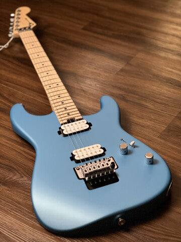 Charvel Pro-Mod San Dimas Style 1 HH Floyd Rose with Maple FB in Matte Blue Frost