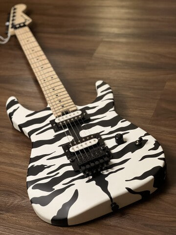 Charvel Satchel Signature Pro-Mod DK in Satin White Bengal