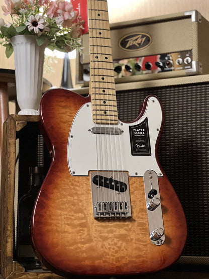 Fender Limited Edition Player Plus Top Telecaster with Maple FB in Sienna Sunburst