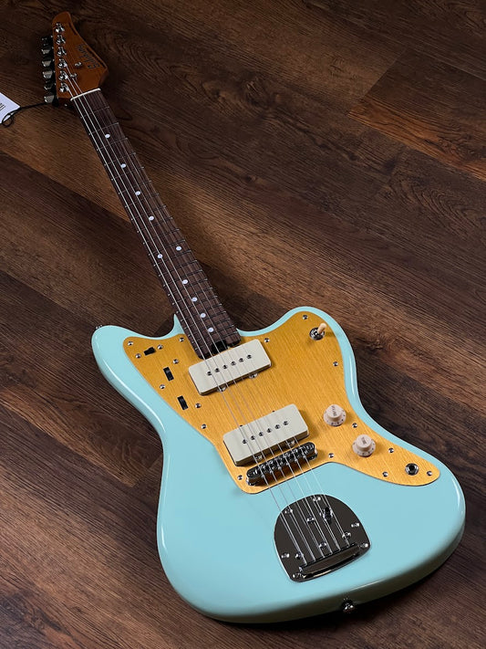 Soloking JM40 Offset Classic ในสีเขียวซีโฟม 