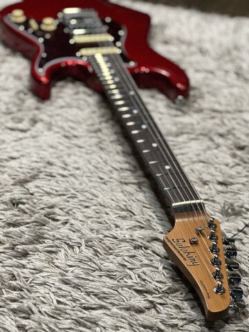 Soloking MS-1 Classic MKII in Candy Apple Red with Roasted Neck and Rosewood FB