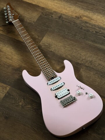 Soloking MS-1 Custom 24 HSS Flat Top in Satin Shell Pink Nafiri Special Run