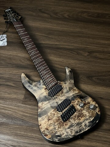 Schecter Omen Elite 7 MS in Charcoal