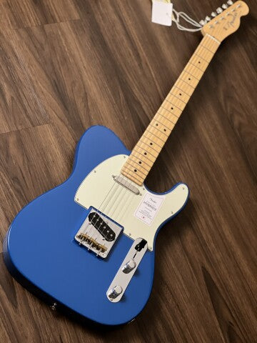 Fender Japan Hybrid II Telecaster with Maple FB in Forest Blue