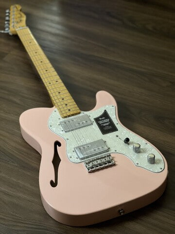 Fender Limited Edition Vintera 70s Telecaster Thinline in Shell Pink