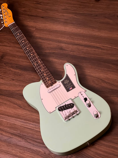Fender American Vintage II 63 Telecaster พร้อม Rosewood FB สี Surf Green