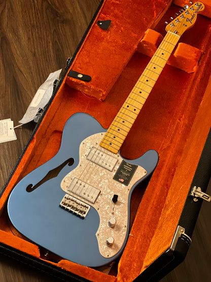 Fender American Vintage II 72 Telecaster Thinline พร้อม Maple FB สี Lake Placid Blue