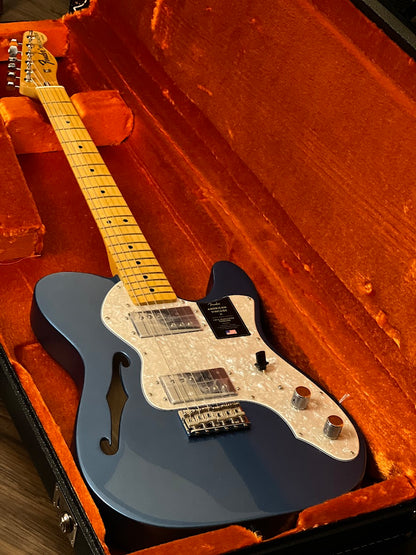 Fender American Vintage II 72 Telecaster Thinline พร้อม Maple FB สี Lake Placid Blue