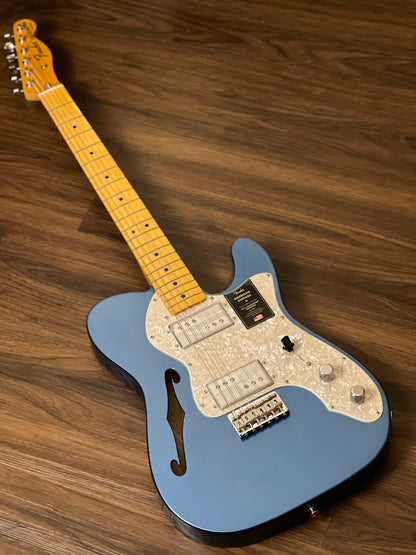 Fender American Vintage II 72 Telecaster Thinline พร้อม Maple FB สี Lake Placid Blue