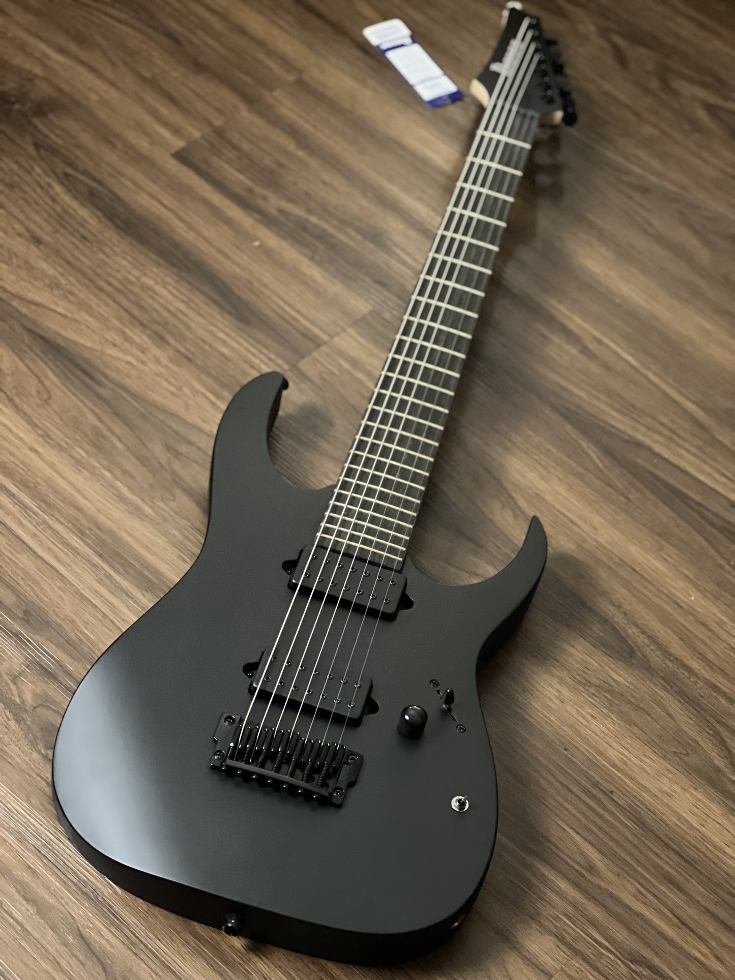 สาย Ibanez Iron Label RGIXL7-BKF 7-String in Black Flat