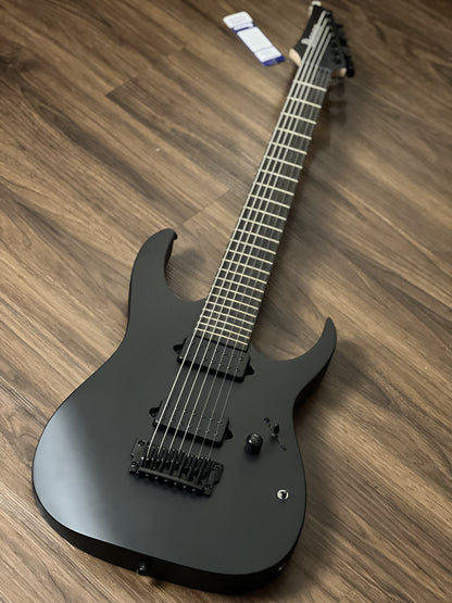 สาย Ibanez Iron Label RGIXL7-BKF 7-String in Black Flat