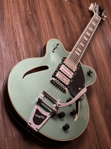 Gretsch FSR G2627T Streamliner Center Block 3 ปิ๊กอัพพร้อม Bigsby สี Georgia Green