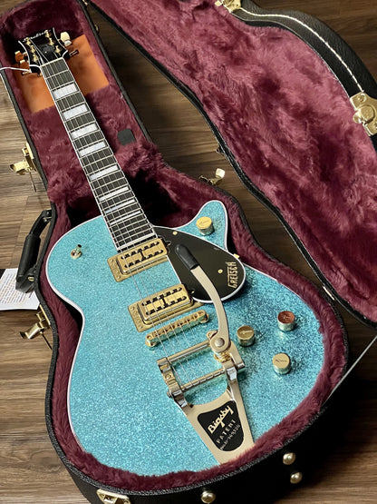 Gretsch Ltd Ed G6229TG Players Edition Sparkle Jet w/ Bigsby in Ocean Turquoise Sparkle