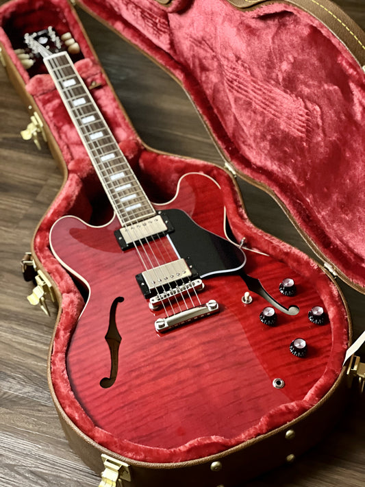Gibson ES-335 Figured 60s Cherry พร้อมกล่อง