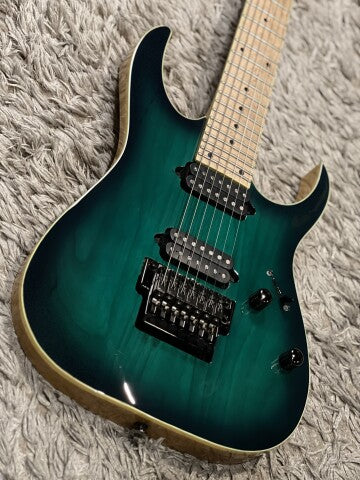 Ibanez Prestige RG752AHM - Nebula Green Burst