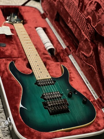 Ibanez Prestige RG752AHM - Nebula Green Burst