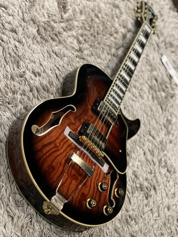 Ibanez Artcore Expressionist AG95QA - Dark Brown Sunburst