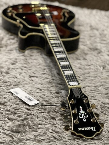 Ibanez Artcore Expressionist AG95QA - Dark Brown Sunburst