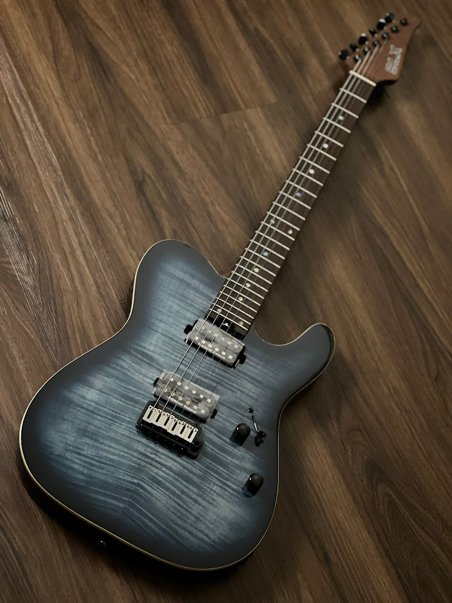 SLX Raven Modern Pro 24 HH in Faded Blue Burst with Rosewood FB
