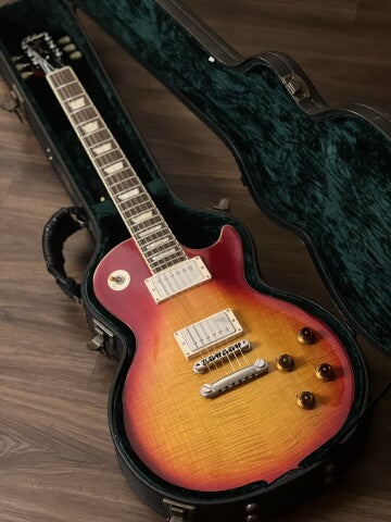 Tokai Love Rock Custom Shop LS-200F 5A CS Premium Series 5A Solid Flame Top in Cherry Sunburst