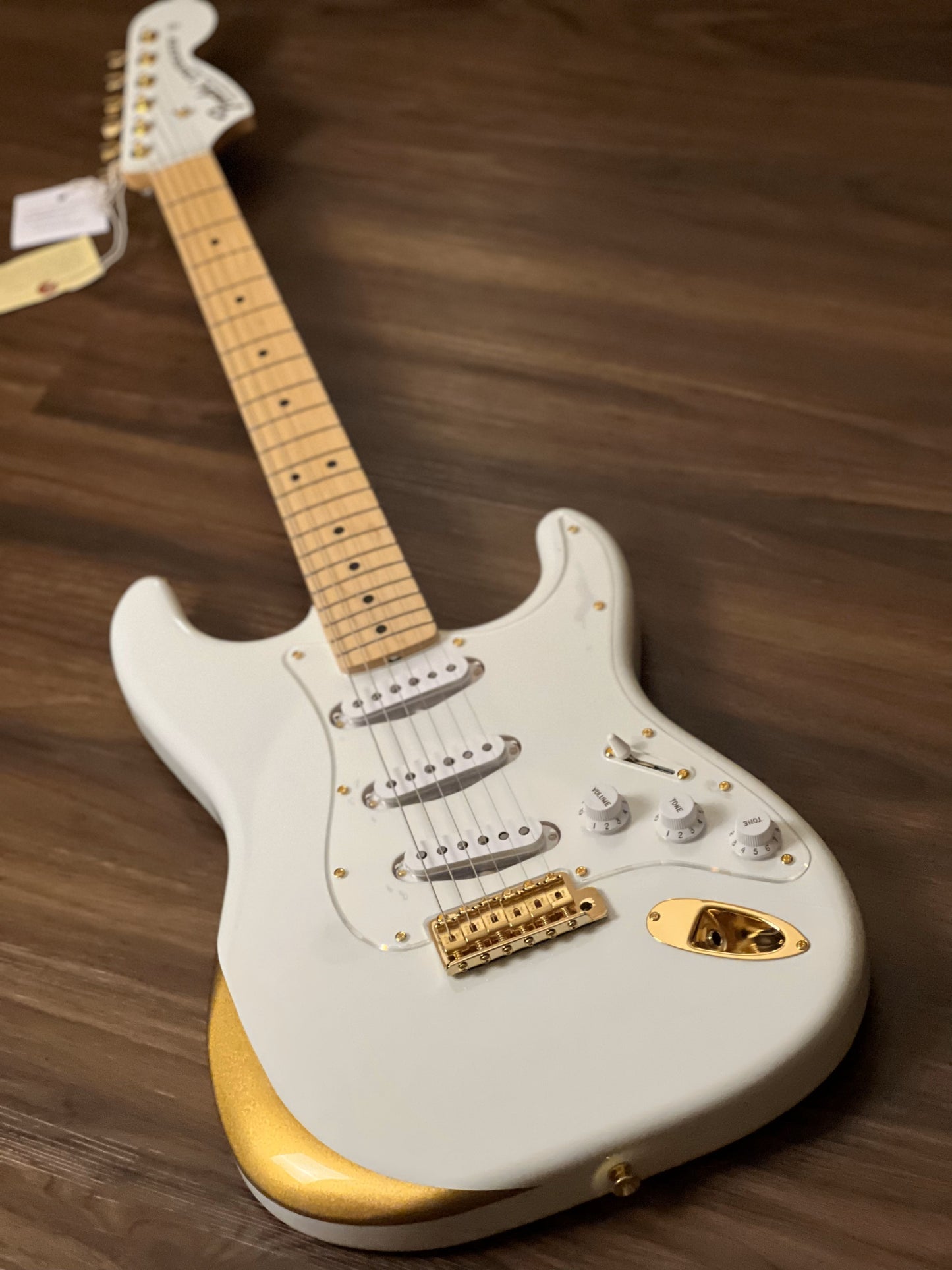 Fender Japan Ken Stratocaster Experiment No. 1 with Maple FB in White