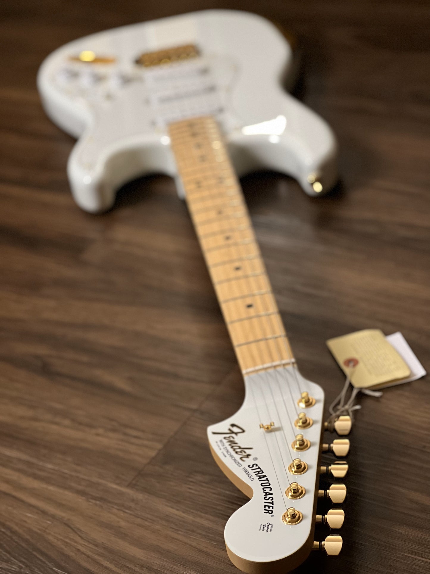 Fender Japan Ken Stratocaster Experiment No. 1 with Maple FB in White