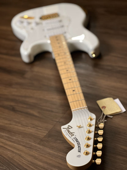 Fender Japan Ken Stratocaster Experiment No. 1 with Maple FB in White