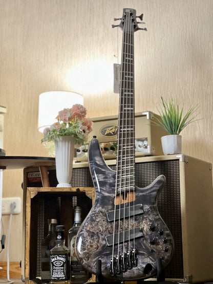 Ibanez Bass Workshop SRMS805-DTW 5-String Bass Guitar in Deep Twilight